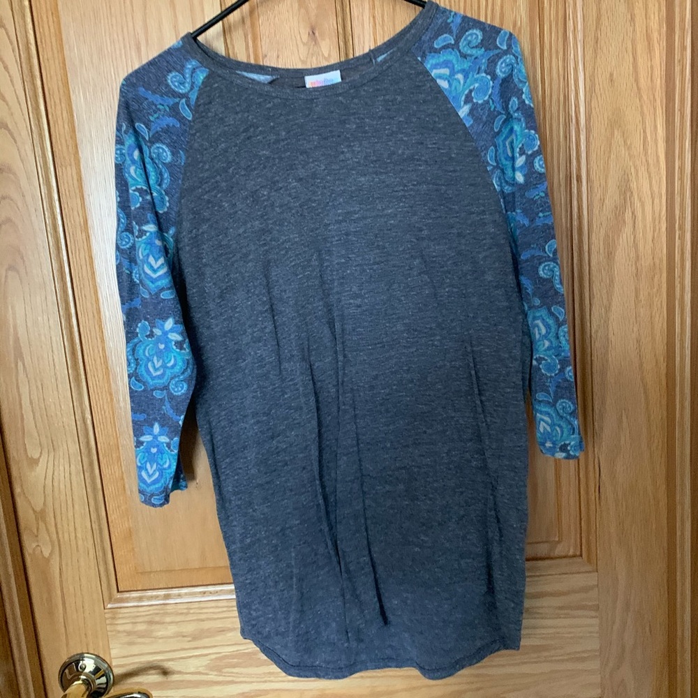 Lularoe Randy with paisley sleeves